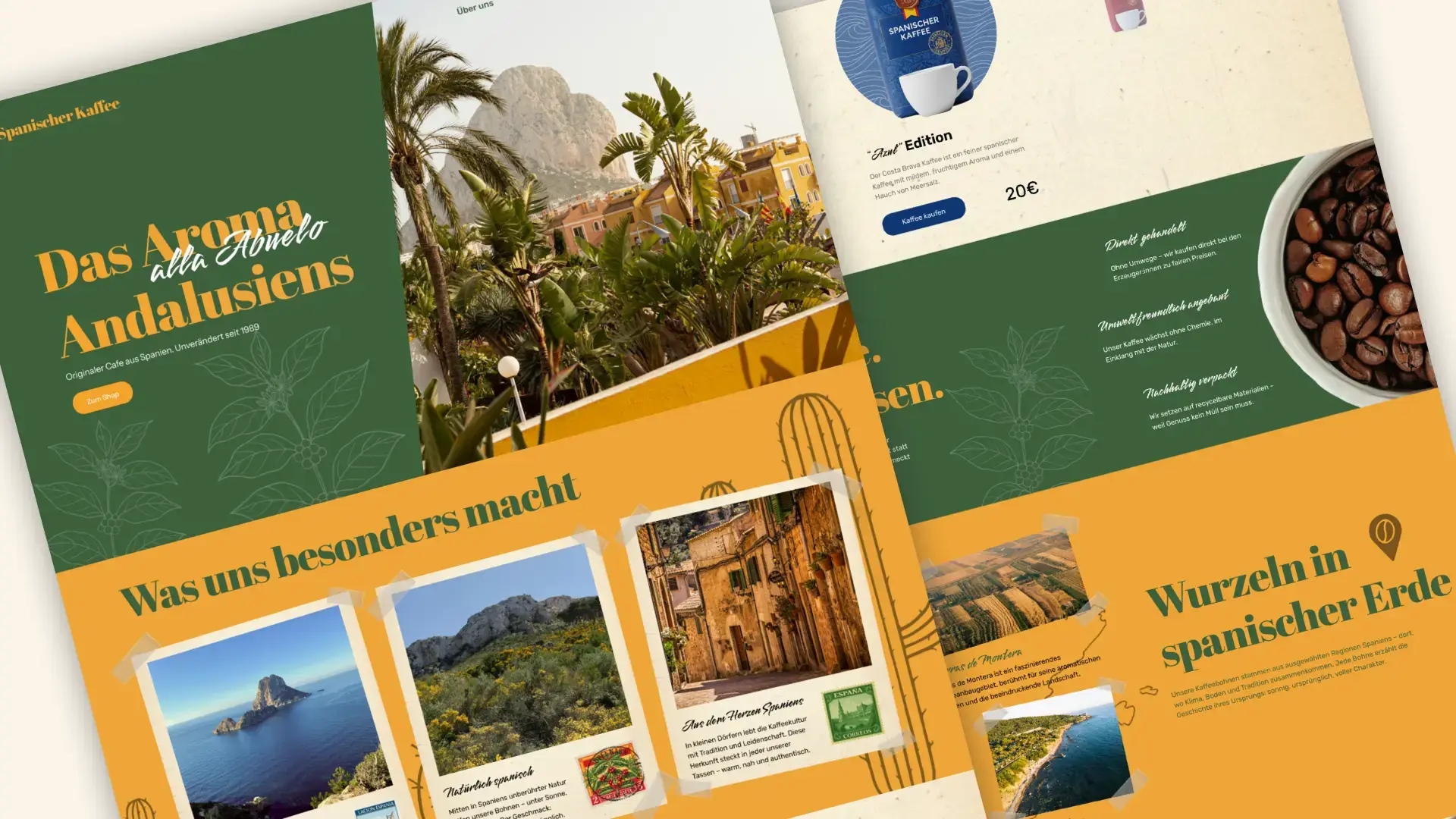 Bild der Webseite von Spanischer Kaffee